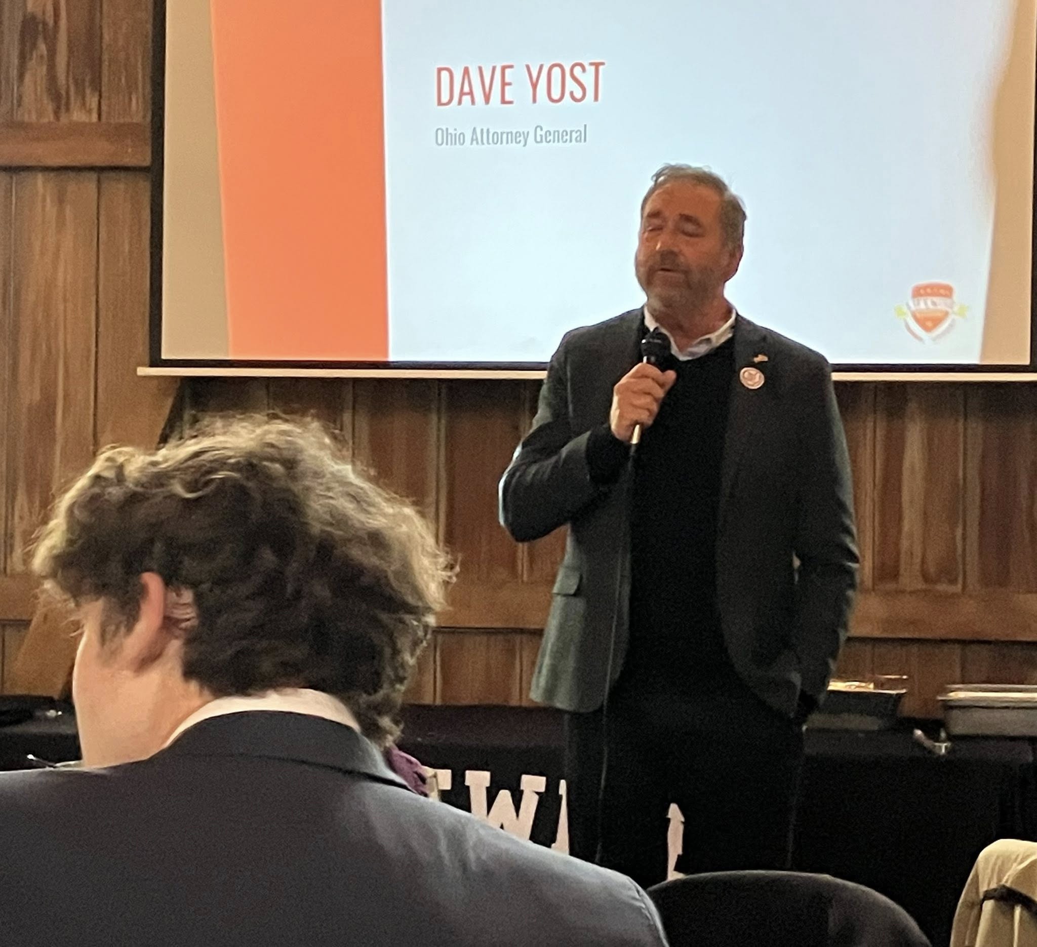 Dave Yost at the Lifewise Morrow County Evening of Impact Event